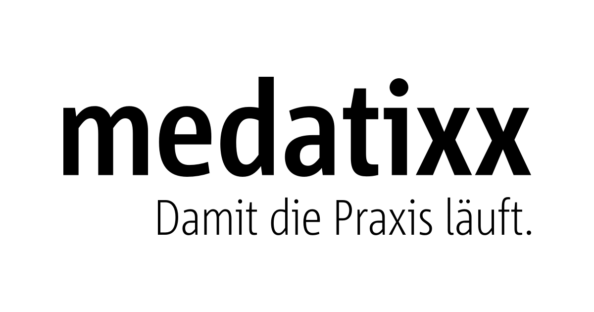 das Logo von medatixx