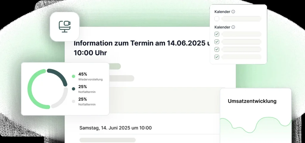 Termindetails und Umsatzentwicklung in ETERNO Cloud